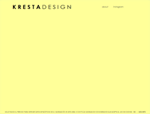Tablet Screenshot of krestadesign.com